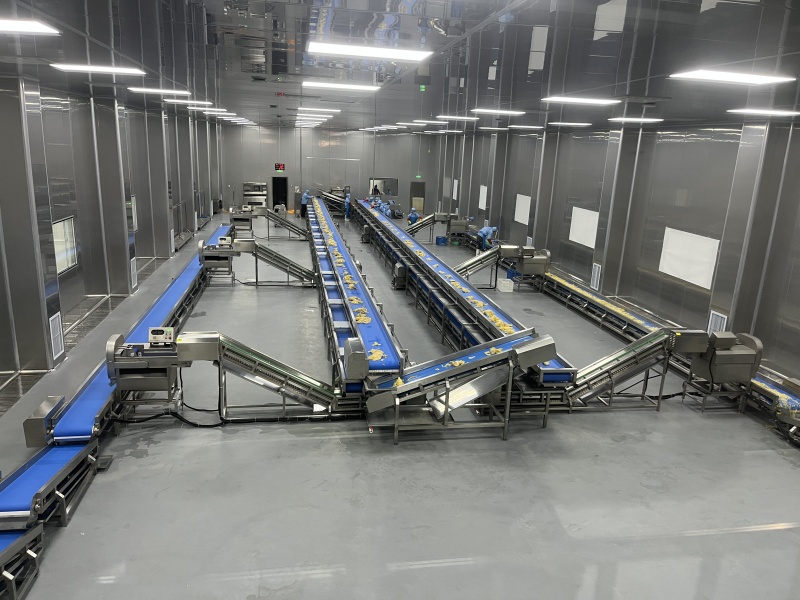 東北新民酸菜傳送分揀臺(tái)巴氏殺 菌流水線