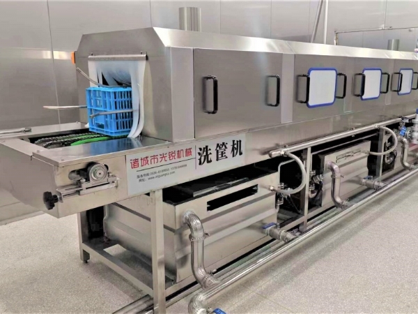 清洗 + 風(fēng)干一體化，筐子周轉(zhuǎn)不等待