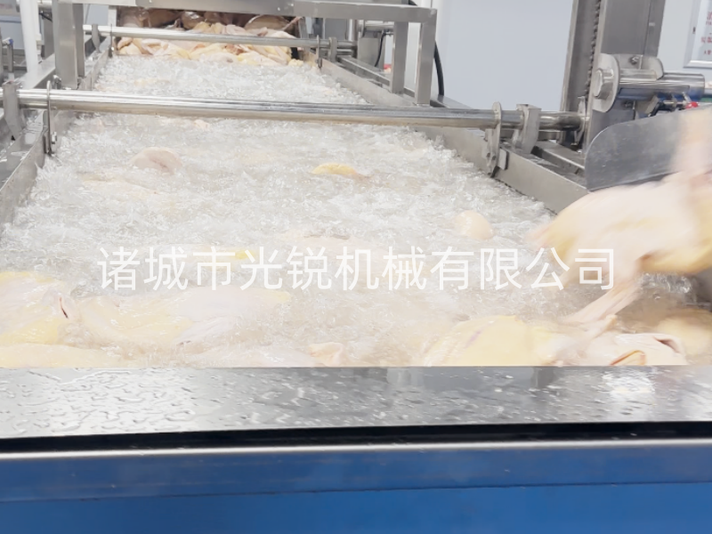 凍鴨加工不用愁！一站式解凍清洗分割流水線，效率翻倍！